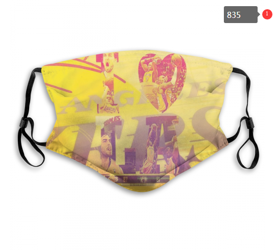 NBA Los Angeles Lakers #43 Dust mask with filter->nba dust mask->Sports Accessory